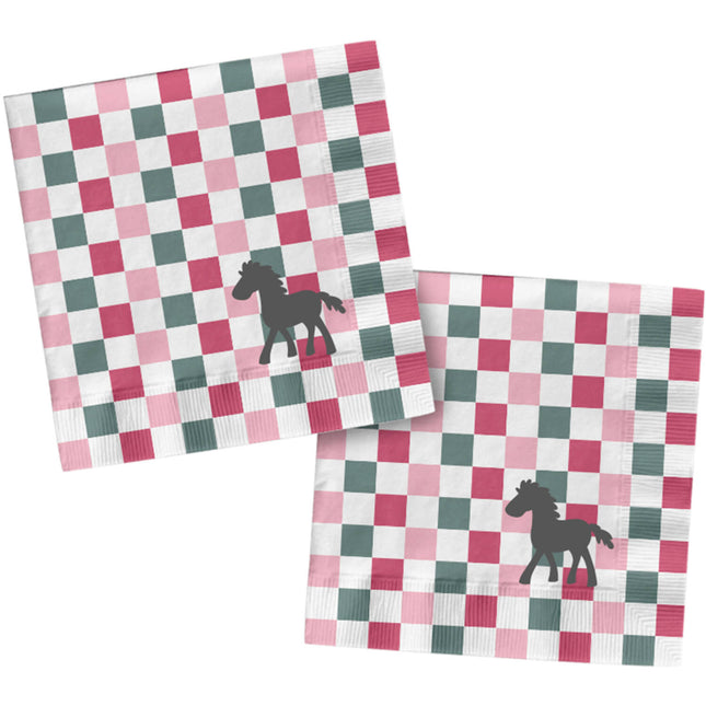 Servilletas Caballo 33cm 20ud
