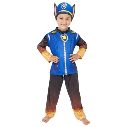 Disfraz de Chase de PAW Patrol para niños, de 3 piezas