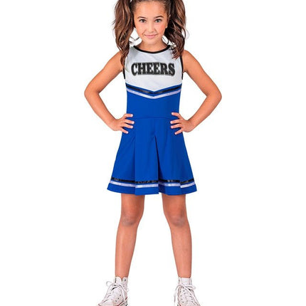 Cheerleader Kostuum Blauw Kind van Widmann koop je bij Partywinkel