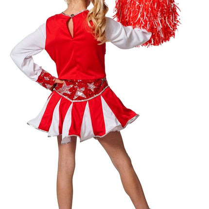 Cheerleader Pakje Rood Kind van Wilbers & Wilbers koop je bij Partywinkel