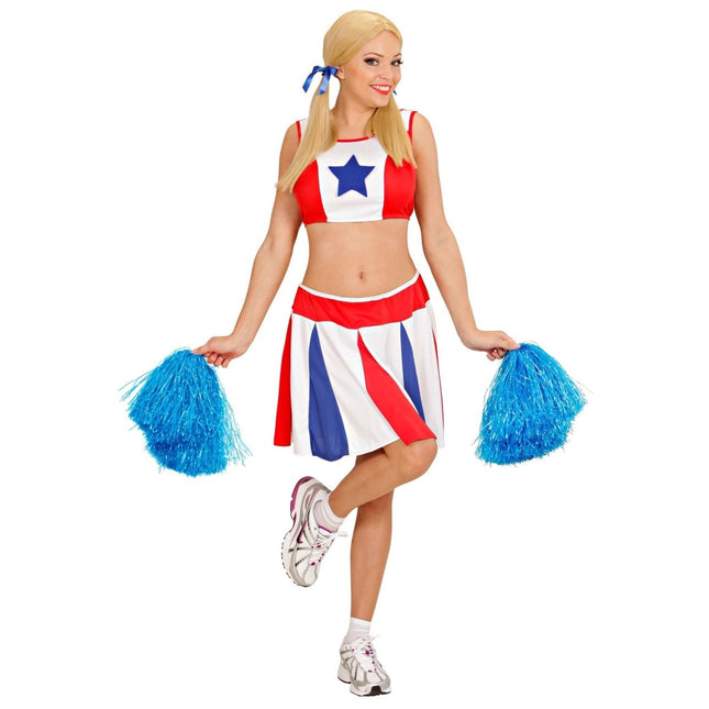 Cheerleader Pompom Blauw van Widmann koop je bij Partywinkel