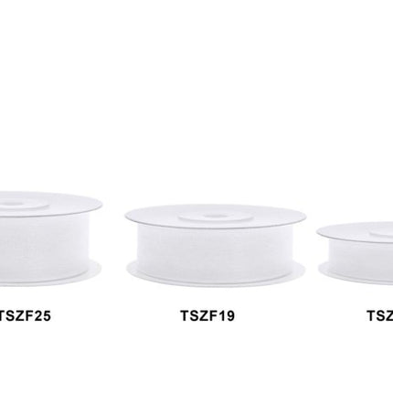 Chiffon Lint Wit 38mm 25m van Partydeco koop je bij Partywinkel