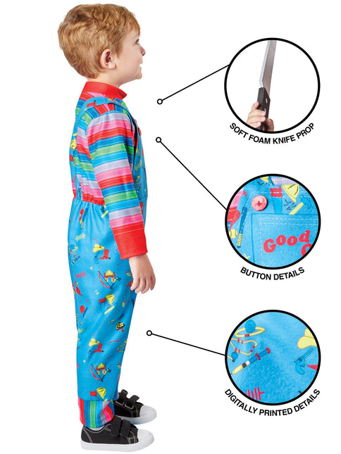 Disfraz de Chucky Azul