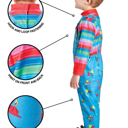 Chucky Kostuum Blauw van Rubies koop je bij Partywinkel
