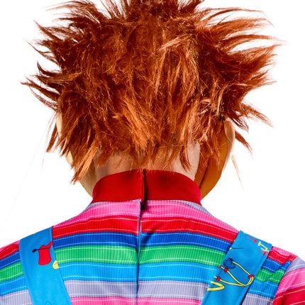 Máscara de Chucky pegada