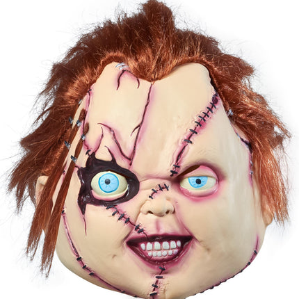 Máscara de Chucky pegada