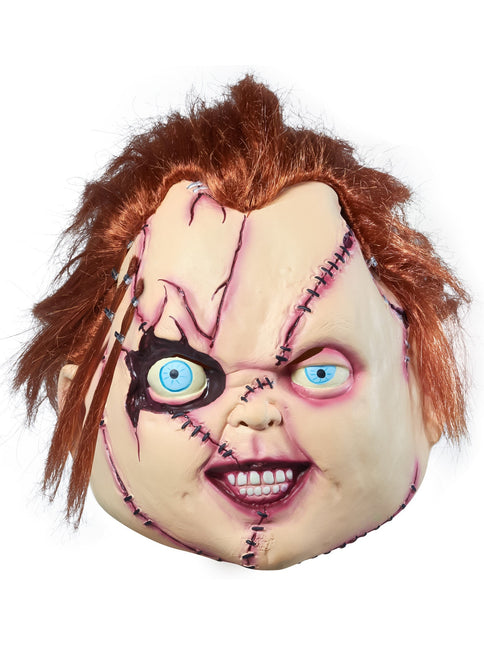 Máscara de Chucky pegada