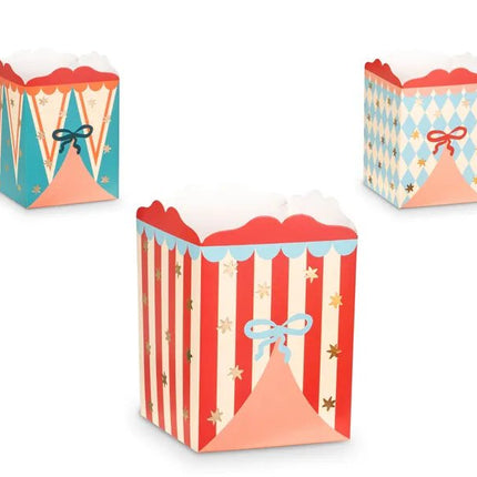 Circus Snackbakje 11,5cm 6st van Partydeco koop je bij Partywinkel