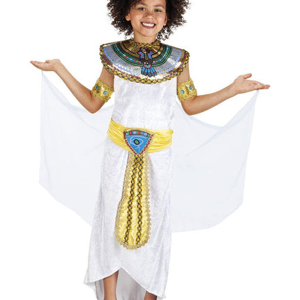 Cleopatra Kostuum Kind Wit van Boland koop je bij Partywinkel