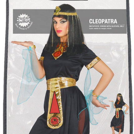 Cleopatra Kostuum Zwart Goud Dames van Fiestas Guirca koop je bij Partywinkel