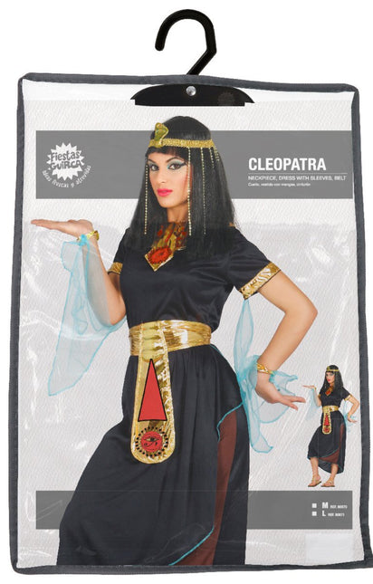 Cleopatra Kostuum Zwart Goud Dames van Fiestas Guirca koop je bij Partywinkel