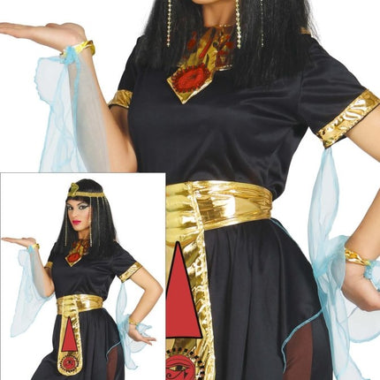 Cleopatra Kostuum Zwart Goud Dames van Fiestas Guirca koop je bij Partywinkel