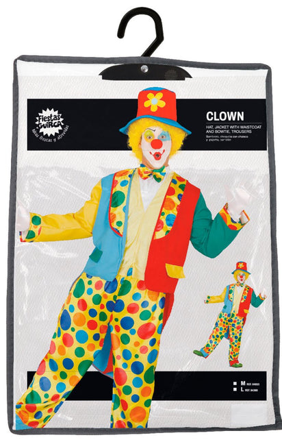 Clown Kostuum Heren Gekleurd van Fiestas Guirca koop je bij Partywinkel