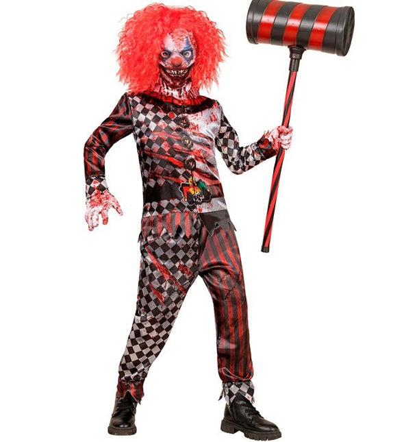 Clown Kostuum Rood Kind 4 delig van Widmann koop je bij Partywinkel