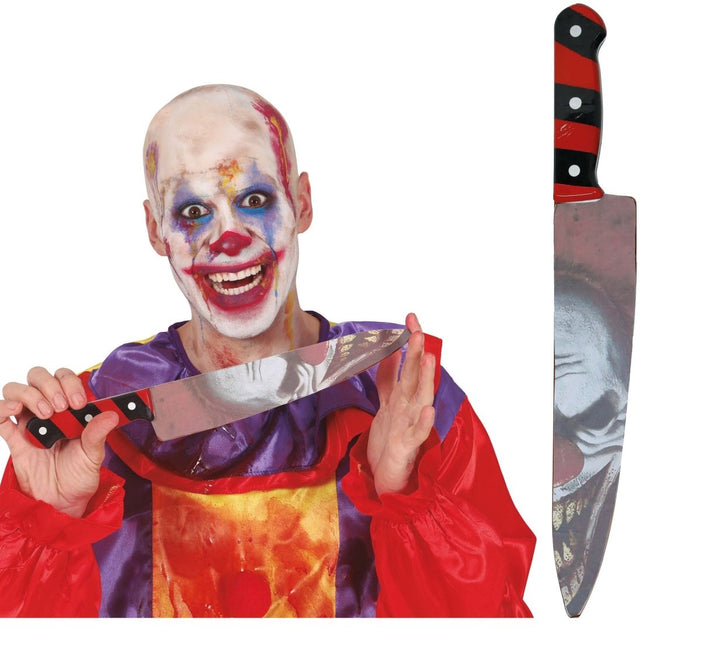 Clown Nep Mes 37cm - Partywinkel - 8434077164471