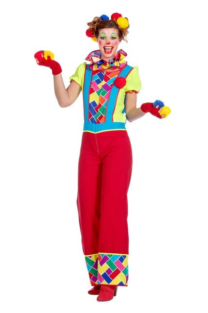Clownskostuum dames - Partywinkel - 8720059068746
