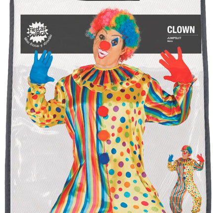 Clownspak Gekleurd Heren van Fiestas Guirca koop je bij Partywinkel