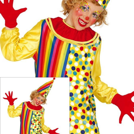 Clownspak Kind Gekleurd van Fiestas Guirca koop je bij Partywinkel