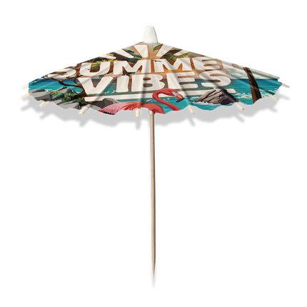 Palillos de colores para cócteles Summer Vibes 8pcs