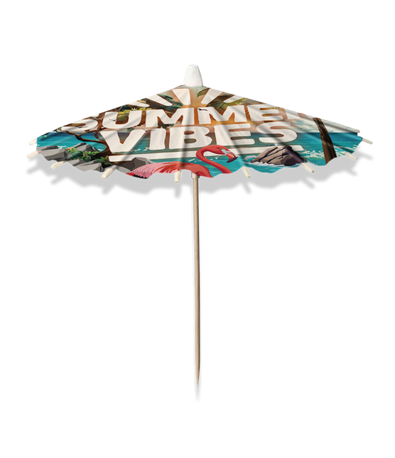 Palillos de colores para cócteles Summer Vibes 8pcs