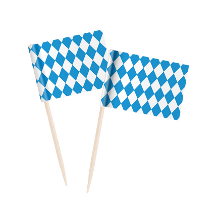 Palitos de cóctel Oktoberfest 6,5cm 50uds