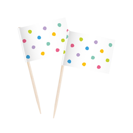 Palitos de cóctel - Party Dots