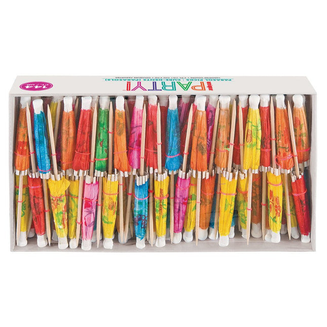 Cocktailprikkers Parasol 10,2cm 144st van Unique koop je bij Partywinkel