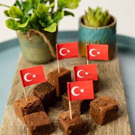 Cocktailprikkers Turkije 8cm 50st van WeFiesta koop je bij Partywinkel