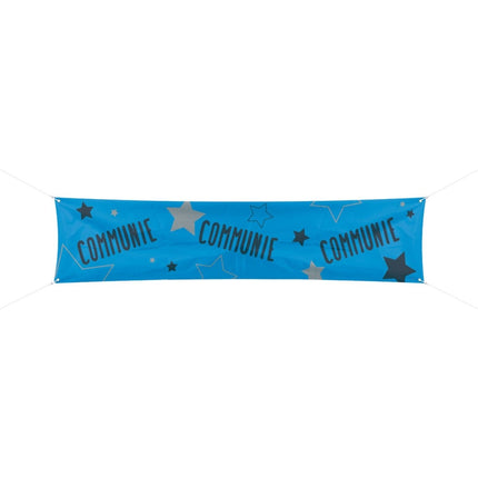 Communie Jongen Spandoek - 180x40cm van Folat koop je bij Partywinkel