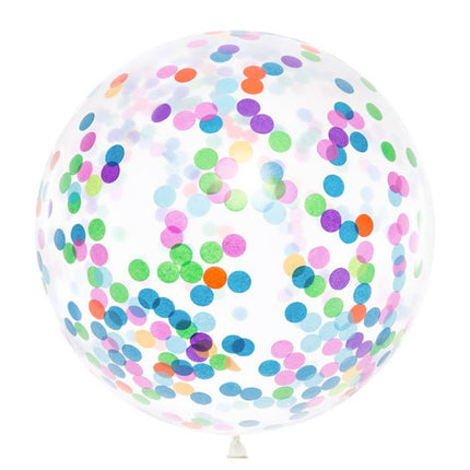 Confetti Ballon 1m van Partydeco koop je bij Partywinkel