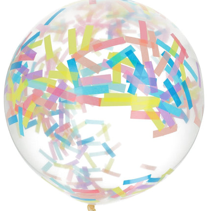 Confetti Ballon Pastel 61cm van Folat koop je bij Partywinkel