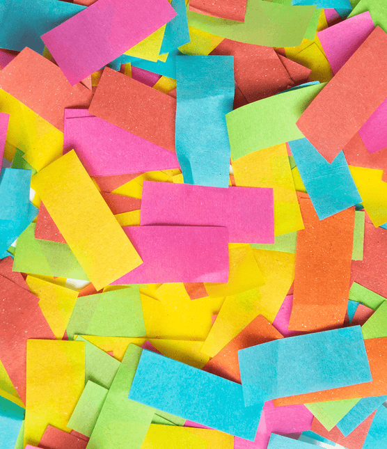 Confetti kanon 40 cm - Meerkleurig papier van Paper Dreams koop je bij Partywinkel