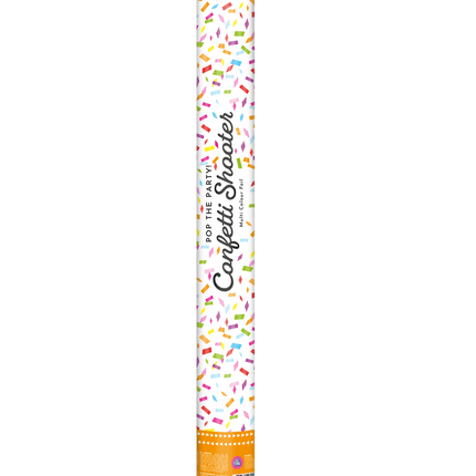 Confetti kanon 60 cm - Meerkleurig folie van Paper Dreams koop je bij Partywinkel