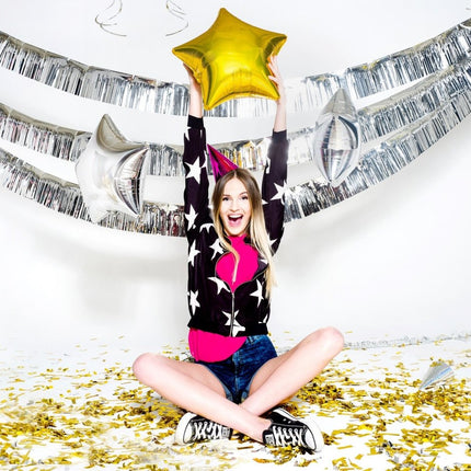 Confetti Kanon Goud Metallic 40cm van Partydeco koop je bij Partywinkel