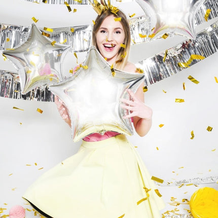 Confetti Kanon Goud Metallic 40cm van Partydeco koop je bij Partywinkel