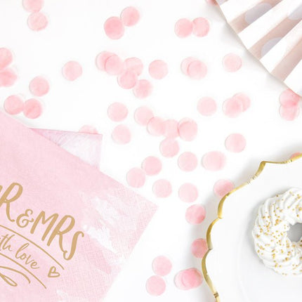 Confetti Rondjes Lichtroze van Partydeco koop je bij Partywinkel