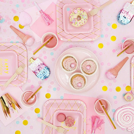 Confetti Rondjes Lichtroze van Partydeco koop je bij Partywinkel