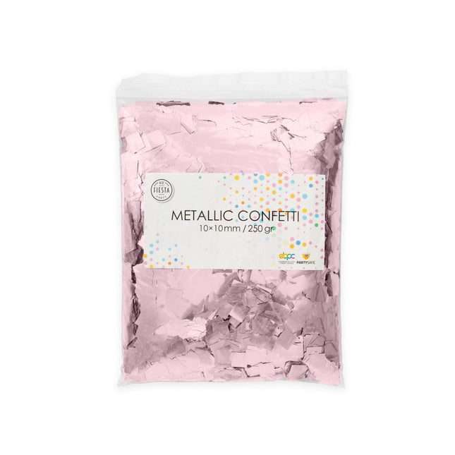 Confetti Vierkant Rose Goud 10mm van WeFiesta koop je bij Partywinkel
