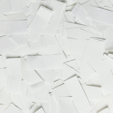 Cañón de confeti 40 cm - Papel blanco