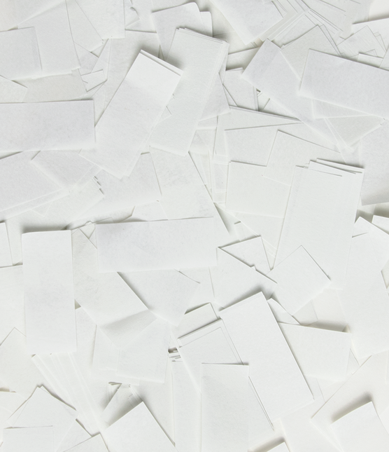 Cañón de confeti 40 cm - Papel blanco