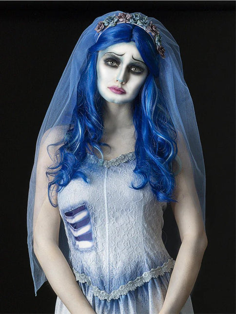 Corpse Bride Emily Pruik van Smiffys koop je bij Partywinkel