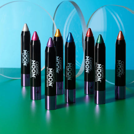 Cosmic Moon Metallic Body Crayons Purple 3.2g van Moon Creations koop je bij Partywinkel