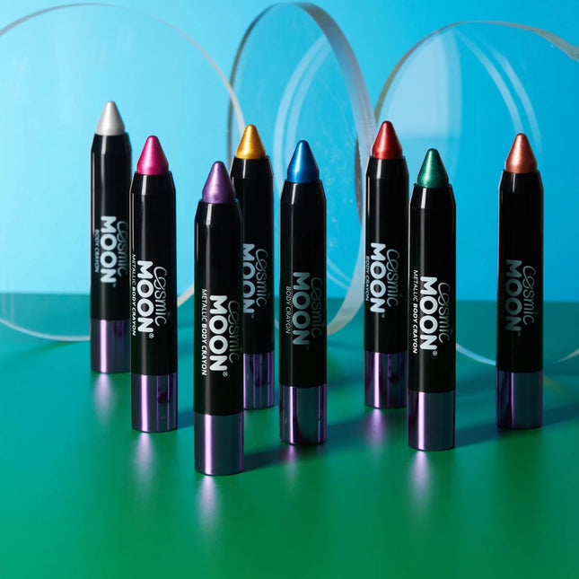 Cosmic Moon Metallic Body Crayons Silver 3.2g van Moon Creations koop je bij Partywinkel