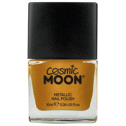 Cosmic Moon Metallic Nail Polish Gold 14ml van Moon Creations koop je bij Partywinkel