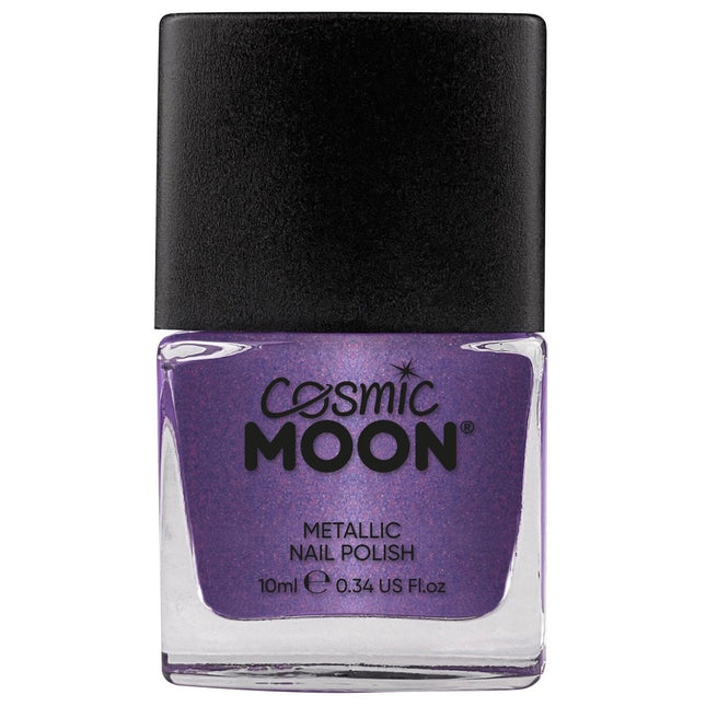 Cosmic Moon Metallic Nail Polish Purple 14ml van Moon Creations koop je bij Partywinkel