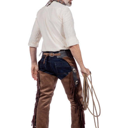 Cowboy Broek Bruin Heren van Wilbers & Wilbers koop je bij Partywinkel