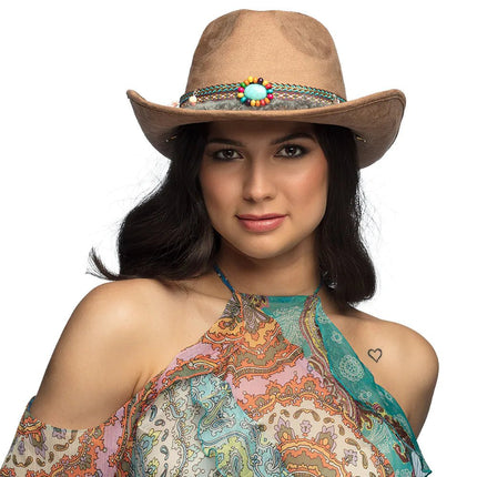 Cowboy Hoed Bruin Festival - Partywinkel - 8712026445605