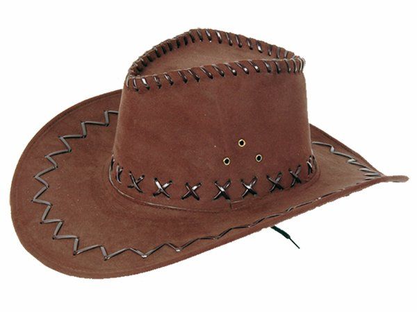Cowboy Hoed Donkerbruin van Partychimp koop je bij Partywinkel