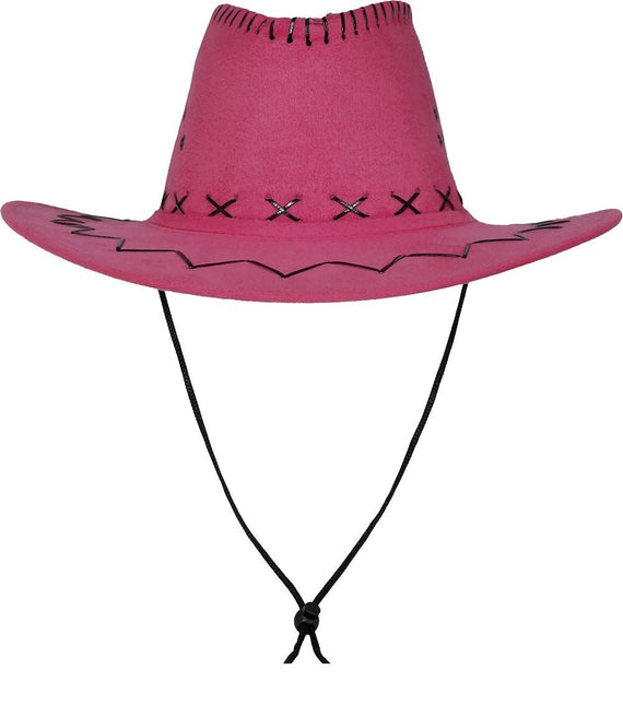 Cowboy Hoed Fuchsia - Partywinkel - 8434077230275