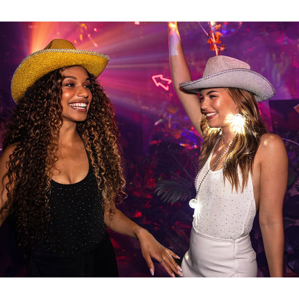 Cowboy Hoed Goud Glitters van Boland koop je bij Partywinkel